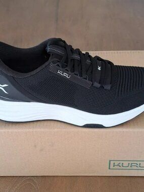 KURU Atom 2 Sneaker - Color: Black / White - Size: Men 12 Wide